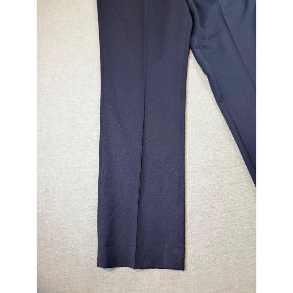 Banana Republic Dress Pants Mens 34x32 Navy Blue Good Marzotto Italian Wool Slim